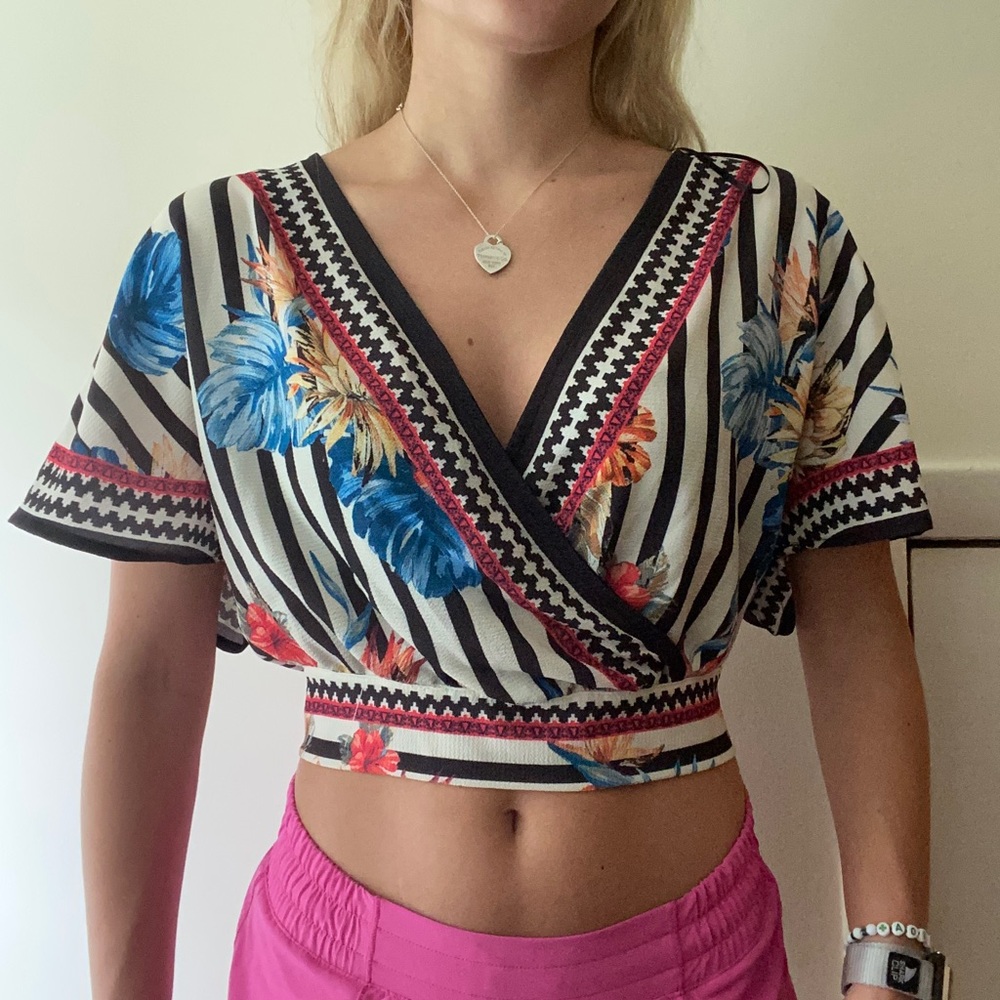 tie back crop top